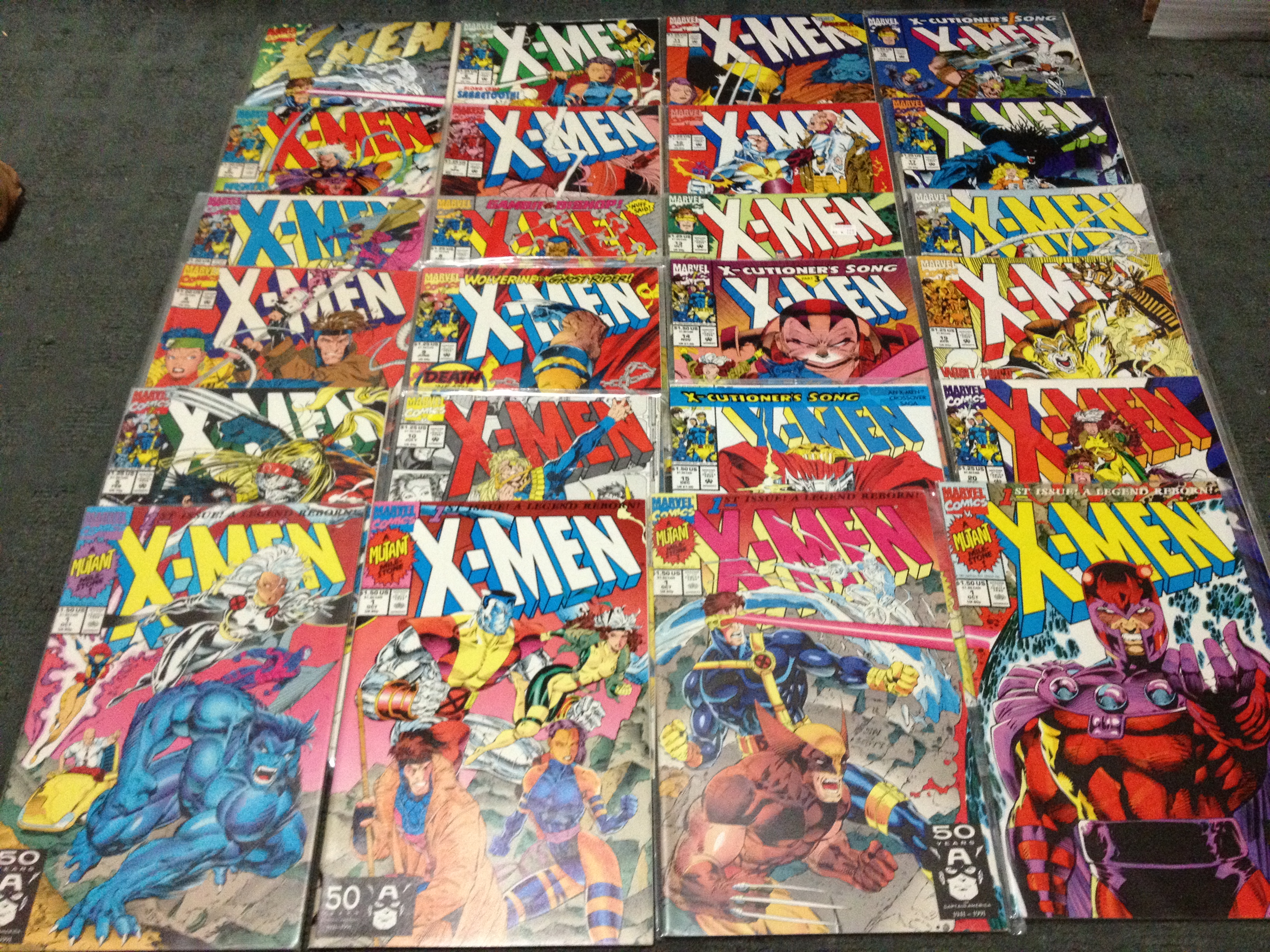 X Men Lot Issues 1 36 Includes All Five Covers Of X Men 1 Www Hicollector Com