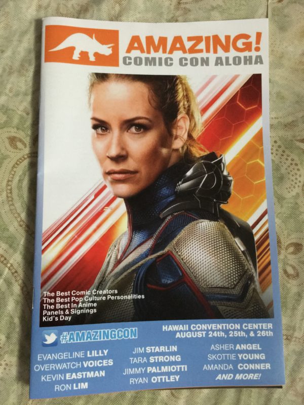 2018 Amazing Comic Con Aloha Booklet (UNCIRCULATED)