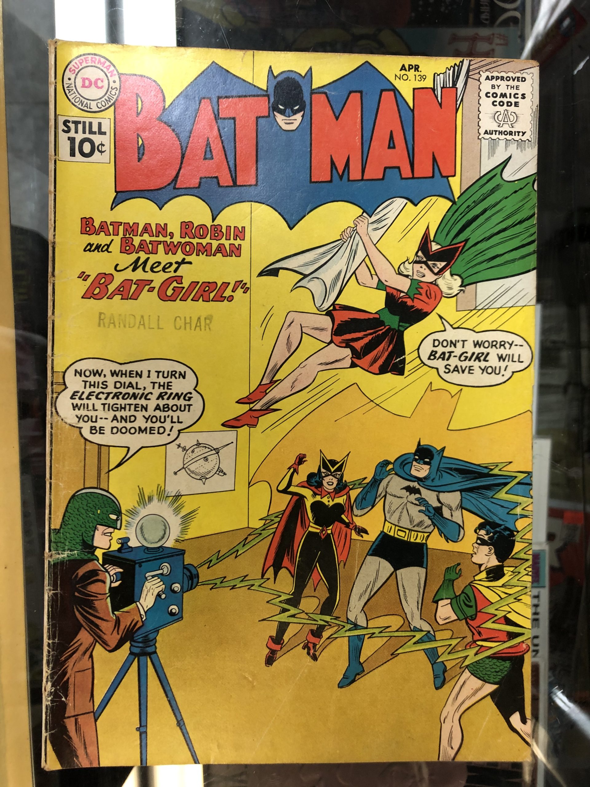 Batman 139 – First appearance of Batgirl – 