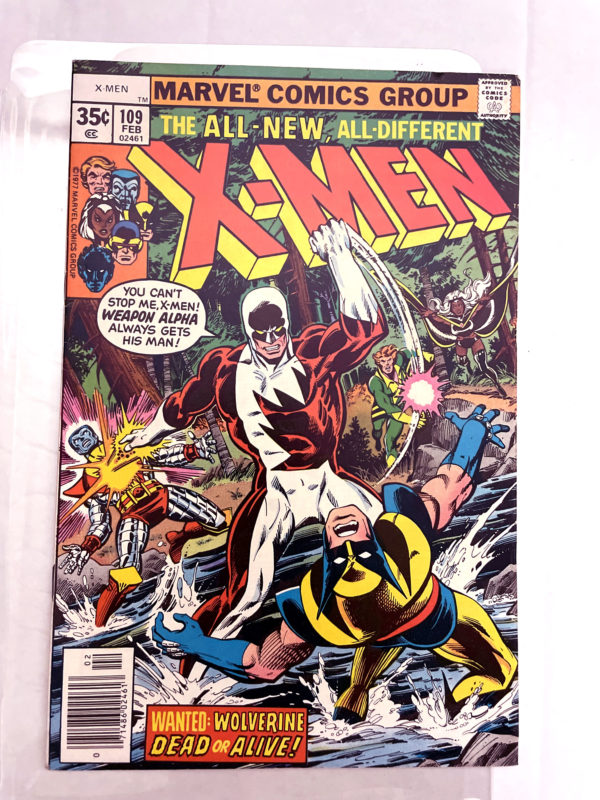 Uncanny X-men #109 - 1st appearance of Weapon Alpha (James Hudson) aka Vindicator